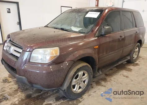 2007 Honda Pilot Lx z USA, uszkodzony, nr VIN 5FNYF18127B029953